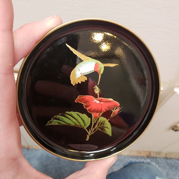 Hummingbird Black Coaster Set - Picture 5 of 8